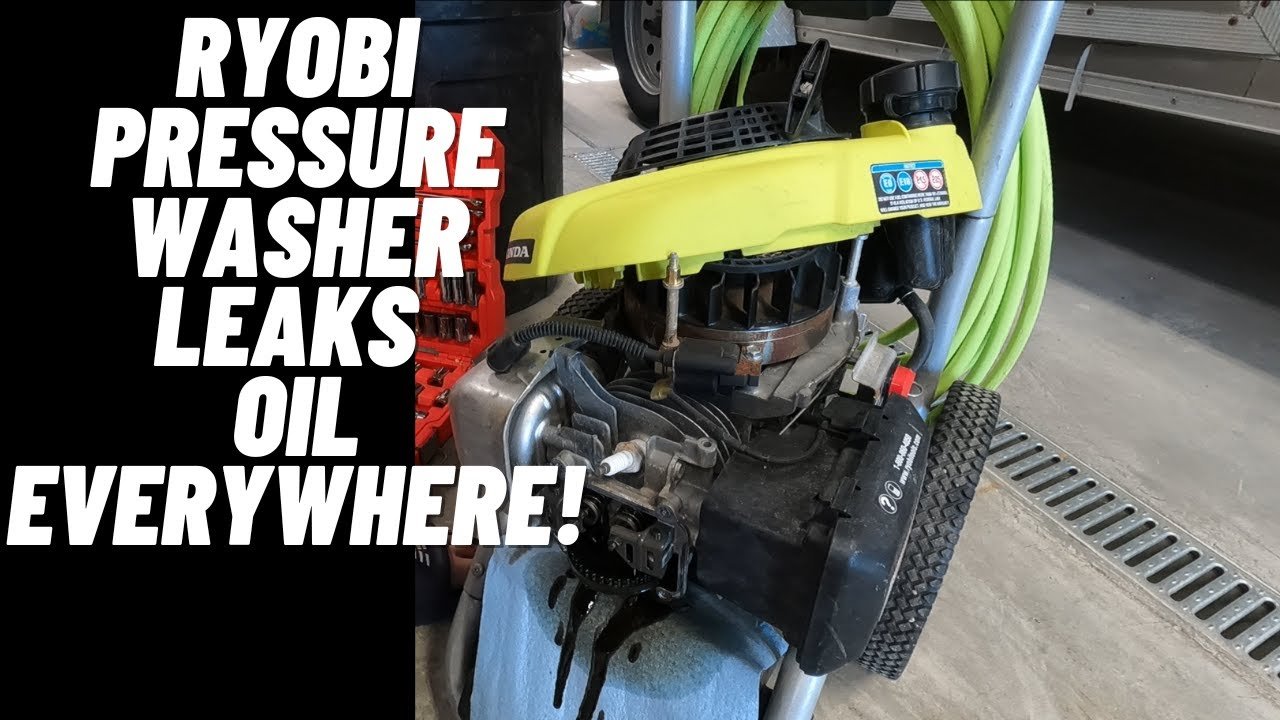 Ryobi Pressure Washer Maintenance | Oil Leak | Honda Engine Valve Cover | HANDYMAN HEADQUARTERS | - YouTube
