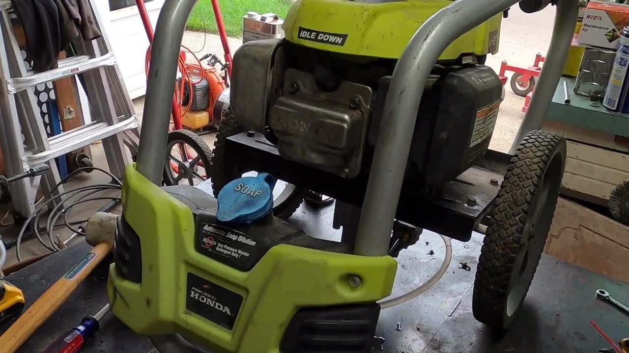 Ryobi Pressure Washer Leaking Oil - YouTube