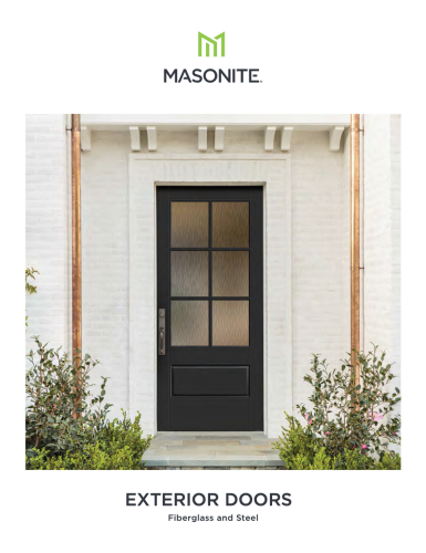 Masonite Exterior Fiberglass and Steel Doors.pdf